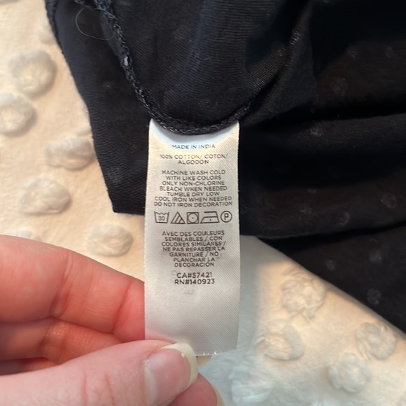 Ann Taylor LOFT Navy Blue Polka Dot/Speckle Tank Size Medium - Picture 5 of 5